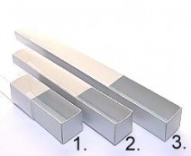 truffelbox 4 112x30x30mm silvertin